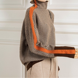 Éléonore | Col roulé Luxe en Chevron