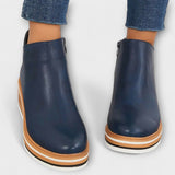 Laurette | Bottes Cuir Motif Chat