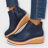 Laurette | Bottes Cuir Motif Chat