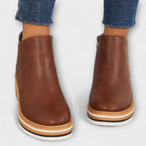 Laurette | Bottes Cuir Motif Chat