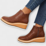 Laurette | Bottes Cuir Motif Chat