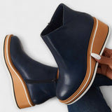 Laurette | Bottes Cuir Motif Chat