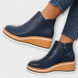 Laurette | Bottes Cuir Motif Chat
