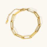 Anna – Bracelet en or au design superposé