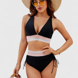 Énora | Ensemble de Bikini Élevé Élégant