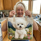 Sac Artisanal Matelassé - Chien Enchanté