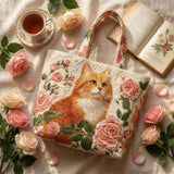 Sac Artisanal - Chat Roux aux Roses