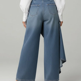 Maëlys | Pantalon en denim à nouer