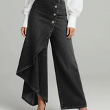 Maëlys | Pantalon en denim à nouer