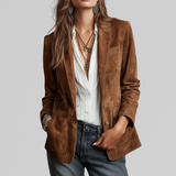 Brenda | Blazer en Suède Douce