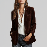 Brenda | Blazer en Suède Douce
