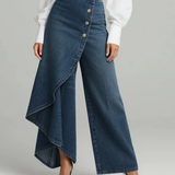 Maëlys | Pantalon en denim à nouer