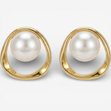 Boucles d'oreilles vintage en perles