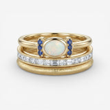 Oprah - Ensemble de Bagues Vintage en Or