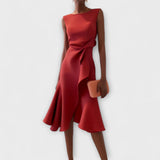 Darlene | Robe Midi Sophistiquée
