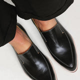 Thalia - Mocassins Minimalistes Sculptés