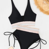 Énora | Ensemble de Bikini Élevé Élégant
