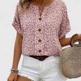 Isabelle | Haut Floral Élégant d'Été