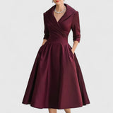 Nicole | Robe Midi Élégante