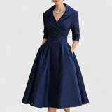 Nicole | Robe Midi Élégante