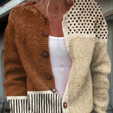 Emma | Cardigan tricoté à pois minimalistes