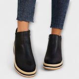 Laurette | Bottes Cuir Motif Chat
