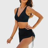 Maëlle | Ensemble de Bikini avec Contrôle du Ventre et Jupe