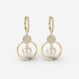 Boucles d'oreilles Zerra Luxe avec Perles Cultivées