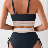 Énora | Ensemble de Bikini Élevé Élégant