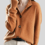 Stéphanie | Cardigan en Cachemire Style Rétro