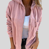 Delphine | Gilet zippé doux