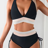 Énora | Ensemble de Bikini Élevé Élégant