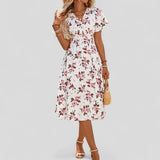 Gretalise | Robe Midi d'Été Confortable