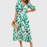 Merlin | Robe Midi Florale Flatteuse