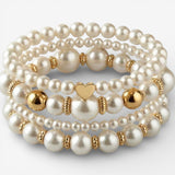 Ensemble Élégant de Bracelets en Perles pour un Style Unique