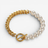 Bracelet élégant en Or et Perles