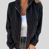 Delphine | Gilet zippé doux