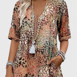 Bella | Robe Midi Florale Élégante