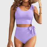 Auriane | Ensemble de Bikini Deux Pièces Taille Haute