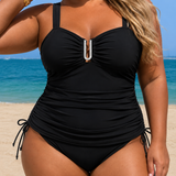 YVONNE | PLUS SIZE MIDNIGHT RIVIERA TANKINI SET