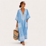 Caftan Lina Céleste Ethnique