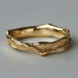 Bague Vintage en or forgé