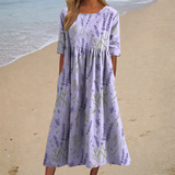 Thais - Robe longue fluide chic et confortable