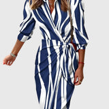 Everly | Robe Wrap Élégante avec Imprimé