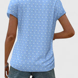 Élodie | Chemise V Neck Confortable
