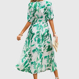 Merlin | Robe Midi Florale Flatteuse