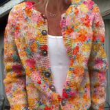 Léna | Cardigan décontracté à imprimé floral