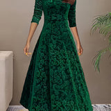 Julie | Robe Maxi Élégante à Motifs