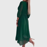 Chloe | Robe en Chiffon Soie Légère