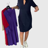 Caroline | Robe V Cou Unie